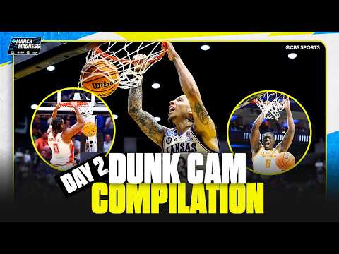 2026 March Madness Day 2 Dunk Cam Compilation 🤯🍿