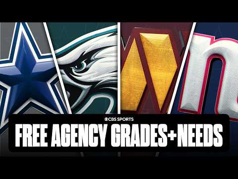 Free Agency Grades & Biggest Needs for EVERY NFC East Team | Eagles, Cowboys, Commanders, Giants