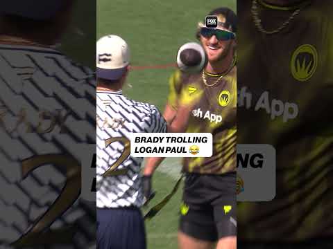 Tom Brady Trolling Logan Paul 😂 #nfl #wwe #football #loganpaul #tombrady