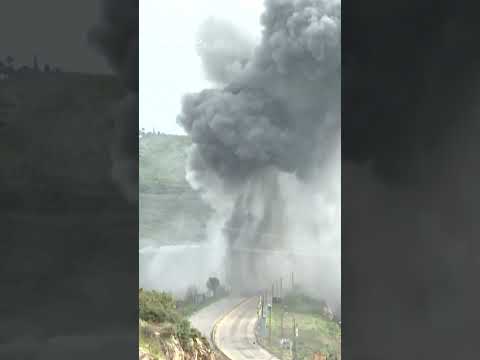 Israel strikes Qasmiyeh Bridge over Litani River in southern Lebanon