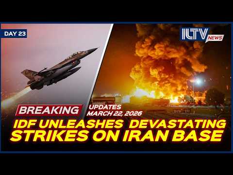 Israel Daily News – March 22, 2026 | One Dead, More than 100 Wounded in Rocket Barrages