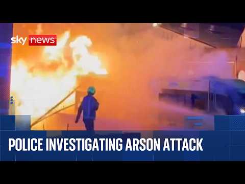 Met Police investigating ‘antisemitic hate crime’ after arson attack on ambulances in north London