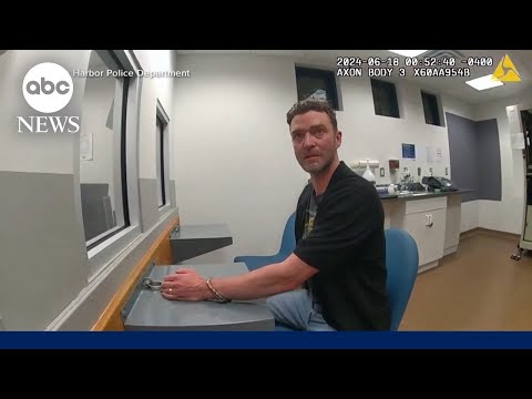 Justin Timberlake bodycam footage from DWI arrest released