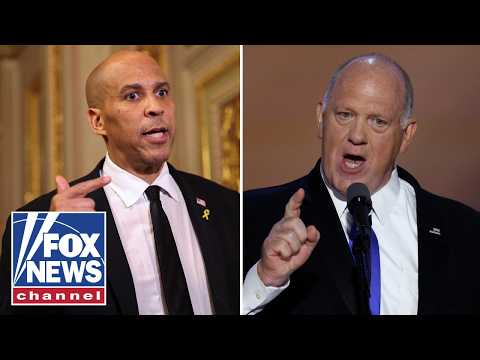 Tom Homan CHALLENGES ‘lying’ Cory Booker…