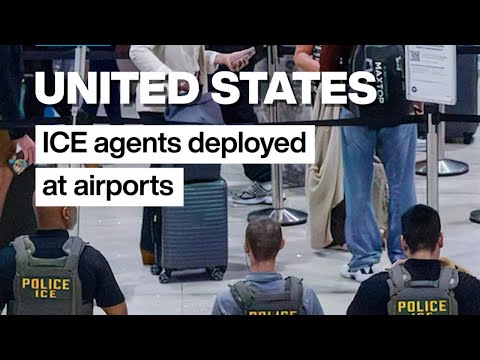 United States: ICE agents patrol airports amid govt shutdown • FRANCE 24 English