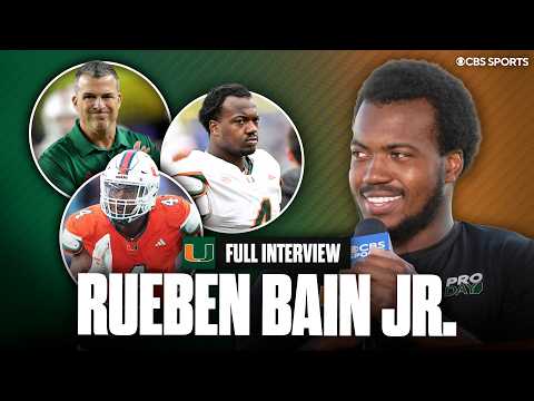 Rueben Bain Jr. on Miami’s rise, playing for Mario Cristobal, and his NFL future