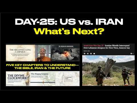 ARE YOU WATCHING THE END TIMES UNFOLD LIVE ON THE NEWS? Iran-Israel War & 5 Key Chapters of Prophecy