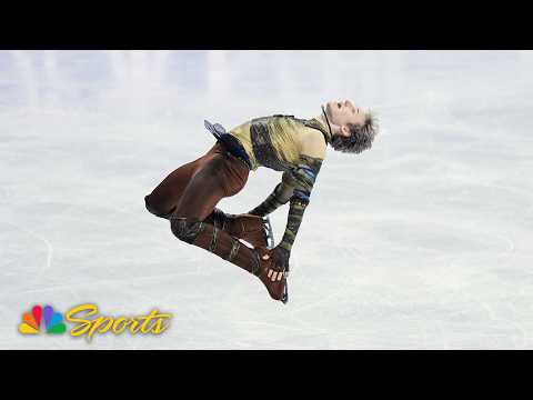 Ilia ‘QUAD GOD’ Malinin STOMPS personal best short program at figure skating worlds | NBC Sports