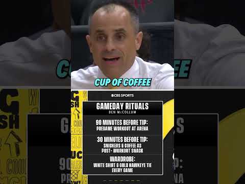 Coach McCollum really challenged Lauren Shehadi to a pregame workout too ๐
#iowa #iowahawkeyes #cbb