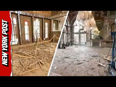 Iran Shares Video of WRECKED Palace Following US-Israeli Strikes