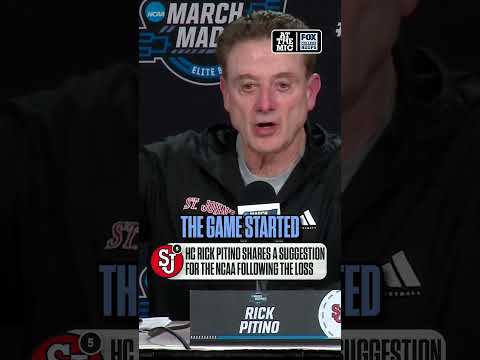 Rick Pitino says the losing team should speak to the media first #basketball #cbb