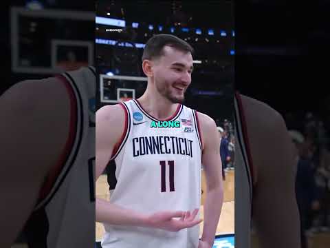 Coach Hurley shows love for his guy Alex Karaban #uconn #huskies