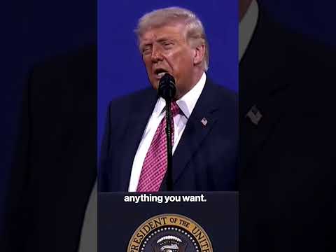 Trump makes RAUNCHY declaration at investment summit #shorts