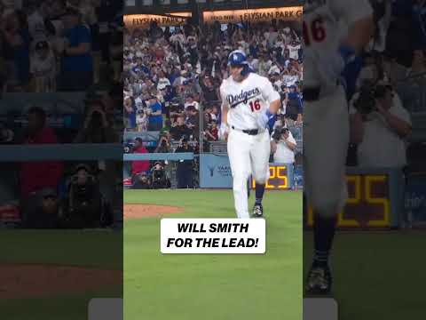 Will Smith comes through for the Dodgers again! #Dodgers #baseball #mlb