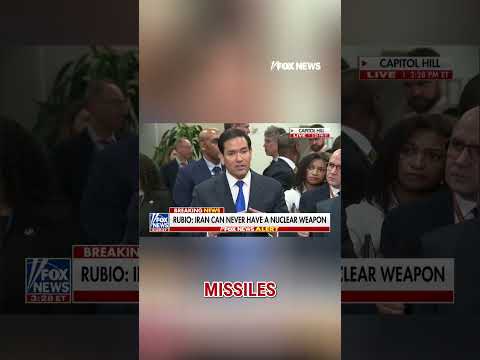 Secretary Rubio: Iran is ‘RUN BY LUNATICS’ #shorts #news #foxnews #us