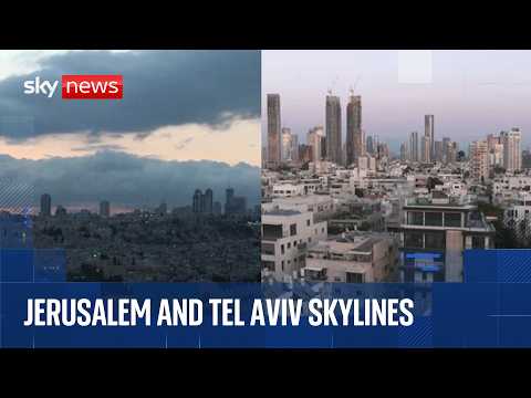 Tel Aviv and Jerusalem skylines live | Iran launches ‘more than 25 waves of missile and drones’