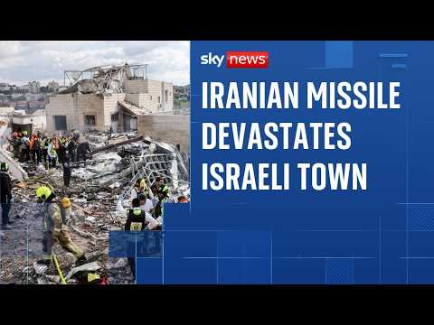 Missile strike devastates Israeli town as Iran vows revenge for Khamenei killing