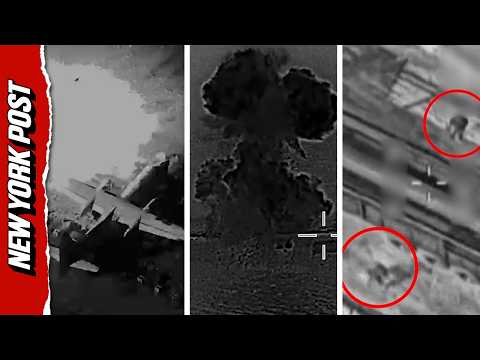 Watch as US and IDF Target Iranian Drone Ships, Bunkers, Jets and More