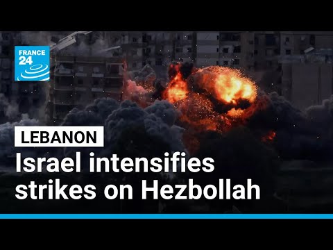 Israel carries on targeting Hezbollah strongholds, causing heavy displacement • FRANCE 24 English