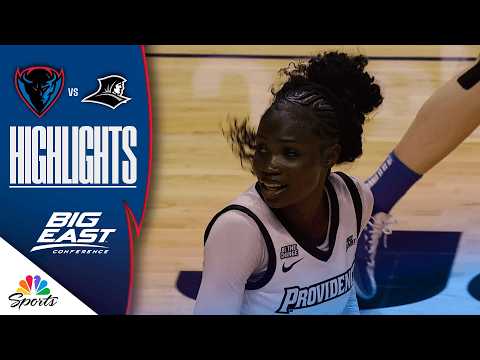 DePaul vs. Providence | BIG EAST WOMEN’S BASKETBALL TOURNAMENT HIGHLIGHTS | 3/6/26 | NBC Sports