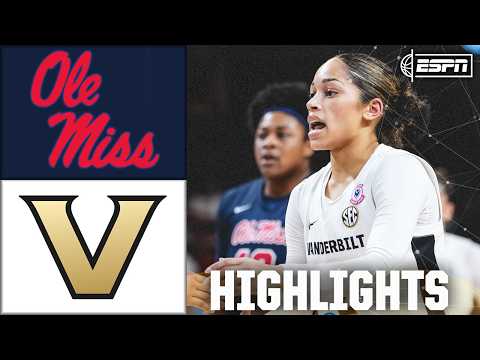 Ole Miss Rebels vs. Vanderbilt Commodores | Full Game Highlights | ESPN College Basketball