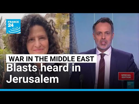 Air raid sirens sound, blasts heard in Jerusalem • FRANCE 24 English