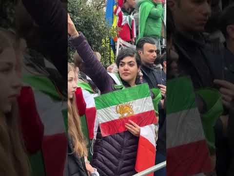 Iranians Celebrate In The Streets Of London After Khamenei’s Death #shorts