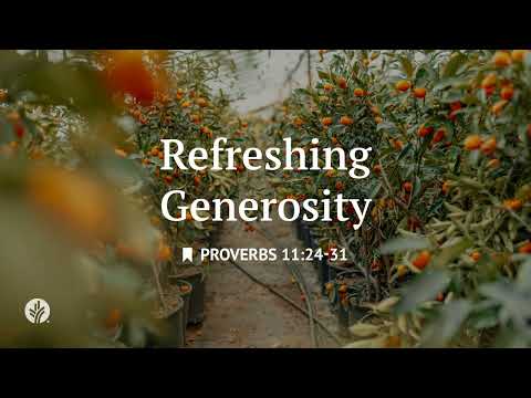 Refreshing Generosity | Audio Reading | Our Daily Bread Devotional | March 2, 2026