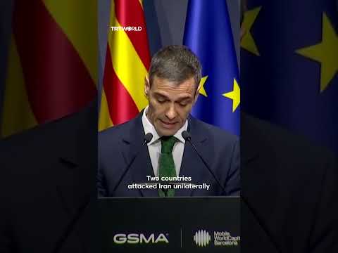Spain’s Sanchez: US-Israeli strikes on Iran breach international law