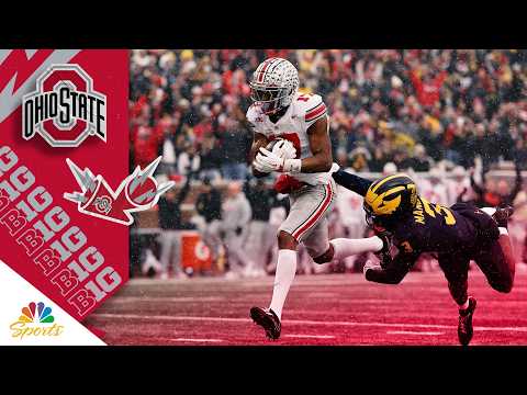 Highlights: Ohio State’s Carnell Tate was a WEAPON in 2025 | Big Ten on NBC