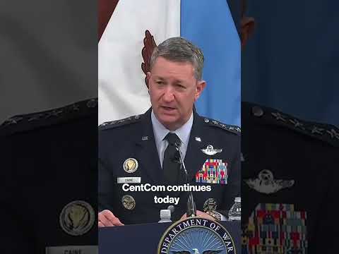 Gen. Caine: ‘We’re Making Substantial Progress Towards Destroying the Navy’ #shorts