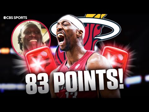 Bam Adebayo scores 83 POINTS! ๐จ | Former Heat teammate reacts to HISTORIC performance ๐