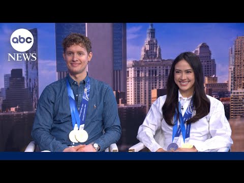 Married Olympians on winning gold together: ‘We are so grateful’
