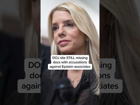 DOJ site STILL missing docs with accusations against Epstein associates