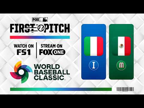 World Baseball Classic: Mexico vs Italy | First Pitch