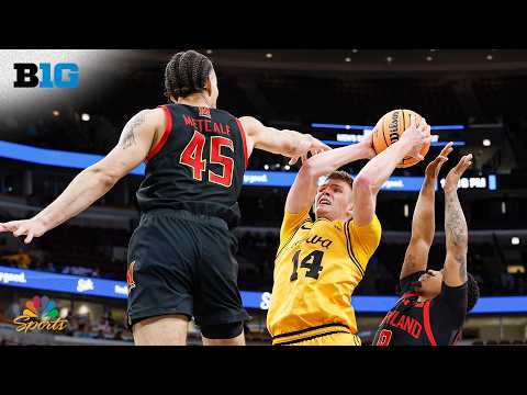 Bennett Stirtz pushes Iowa to Big Ten Tournament win vs. Maryland | College Basketball on NBC Sports