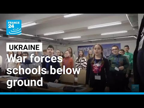 In Ukraine, war forces schools below ground to keep classes going • FRANCE 24 English