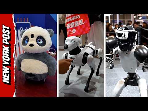 Robots Cute and Strange Take Over Shanghai