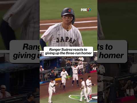 Ranger Suárez after allowing the three-run homer to Japan #Japan #Venezuela #WBC #MLB