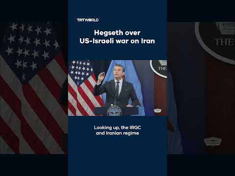 Hegseth over US-Israeli war on Iran