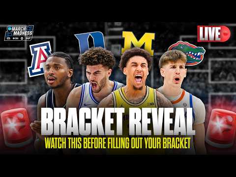 March Madness Full Bracket Reveal LIVE 🚨 | Real-time advice, expert picks, winners & losers ✅