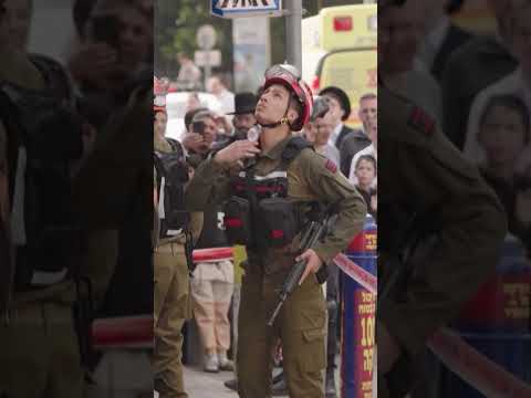 Iran Missile Hits Central Israel, Injuring Two #shorts