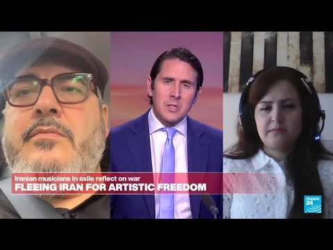 Being an artist and a refugee: Amir Amiri and Parisa Karimi Molan speak to France 24 • FRANCE 24