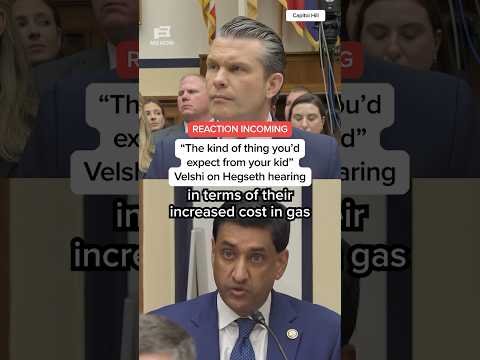 “The kind of thing you’d expect from your kid”: Velshi on Hegseth hearing