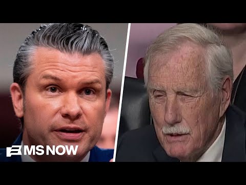 Sen. King to Hegseth: ‘Why are we abandoning Ukraine?’