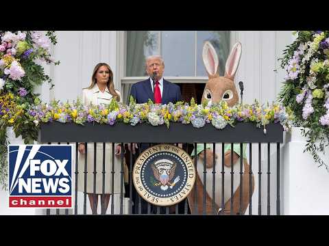WATCH LIVE: Trump, First Lady host White House Easter Egg Roll