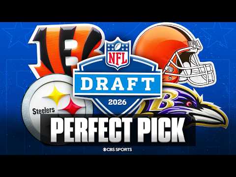 The PERFECT draft pick for every AFC North team 👀 | Browns, Bengals, Ravens, Steelers