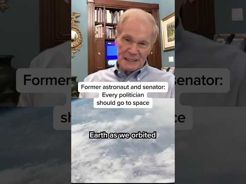Former astronaut and senator: Every politician should go to space