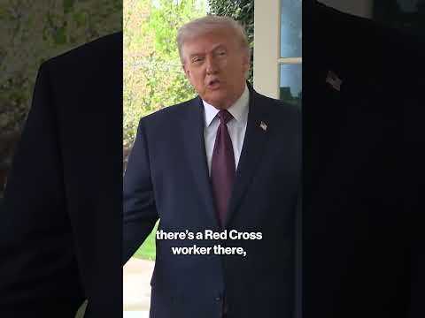 Trump downplays image depicting him as Jesus Christ #shorts