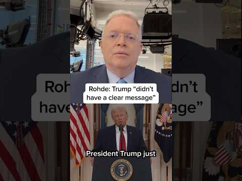 Rhode: Trump ‘didn’t have a clear message’